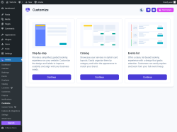 Page screenshot: Amelia &rarr; Customize
