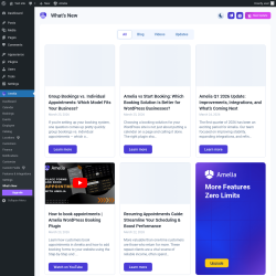 Page screenshot: Amelia &rarr; What&rsquo;s New