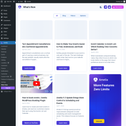 Page screenshot: Amelia &rarr; What&rsquo;s New