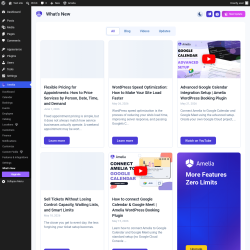 Page screenshot: Amelia &rarr; What&rsquo;s New