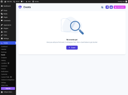 Page screenshot: Amelia &rarr; Events