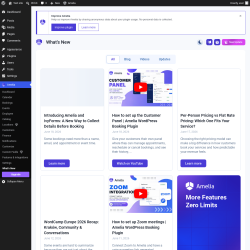 Page screenshot: Amelia &rarr; What&rsquo;s New