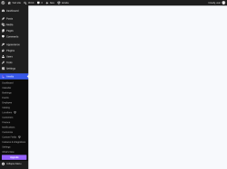 Page screenshot: Welcome &lsaquo; Test site &mdash; WordPress