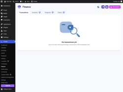 Page screenshot: Amelia &rarr; Finance