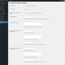 Page screenshot: Chat Button