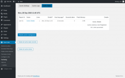 Page screenshot: User Lists &rarr; Cacheing &rarr; Cache Status