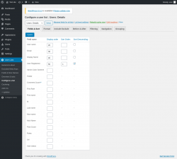 Page screenshot: User Lists &rarr; Configure a list