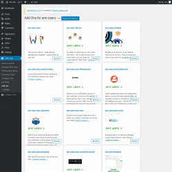 Page screenshot: User Lists &rarr; Add ons