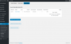 Page screenshot: User Lists &rarr; Cacheing &rarr; Cache Status
