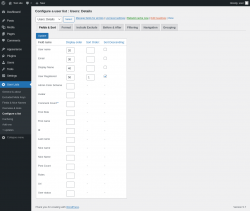 Page screenshot: User Lists &rarr; Configure a list