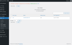Page screenshot: Users &rarr; Users: Details