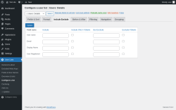 Page screenshot: User Lists &rarr; Configure a list &rarr; Include Exclude