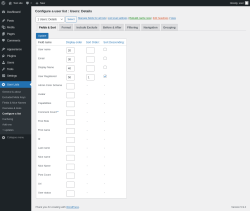 Page screenshot: User Lists &rarr; Configure a list