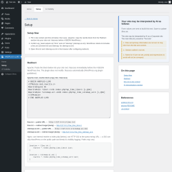 Page screenshot: ANDPLUS-LLMO &rarr; Setup