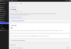 Page screenshot: ANDPLUS-LLMO &rarr; AI Visibility