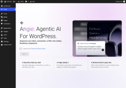 Page screenshot: Angie