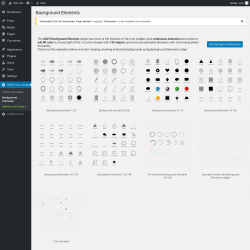 Page screenshot: ASVG Icon Library → Background Elements