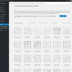 Page screenshot: ASVG Icon Library