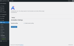Page screenshot: Settings &rarr; Animatikon