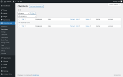 Page screenshot: Classified Ads → Classifieds