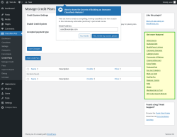 Page screenshot: Classified Ads → Credit Plans