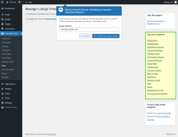 Page screenshot: Classified Ads → Fees