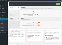 Page screenshot: Settings &rarr; Anti-spam