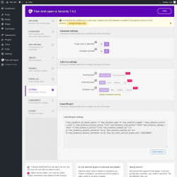 Page screenshot: Settings