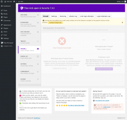 Page screenshot: Settings &rarr; 
						Firewall                     