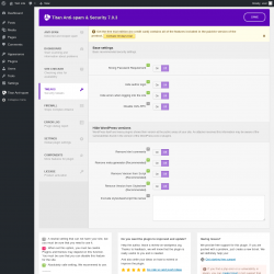 Page screenshot: Tweaks
