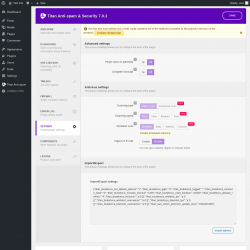 Page screenshot: Settings