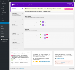 Page screenshot: Settings &rarr; Anti-spam