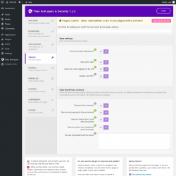 Page screenshot: Tweaks