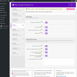 Page screenshot: Tweaks