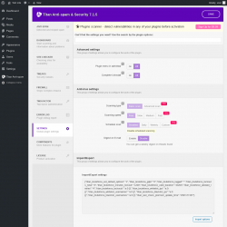 Page screenshot: Settings