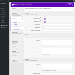 Page screenshot: Limit login Attempts
