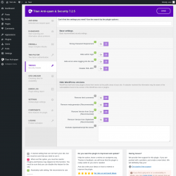 Page screenshot: Tweaks