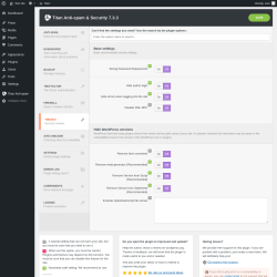 Page screenshot: Tweaks