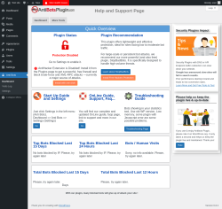 Page screenshot: Anti Bots → Dashboard