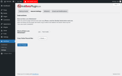 Page screenshot: Anti Bots → Settings → General Settings