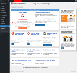 Page screenshot: Anti Bots → Dashboard