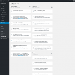 Page screenshot: Settings → Antispam Bee