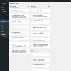 Page screenshot: Settings → Antispam Bee