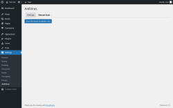 Page screenshot: Settings → AntiVirus → Manual Scan