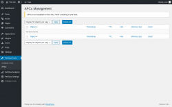 Page screenshot: PerfOps Tools → APCu