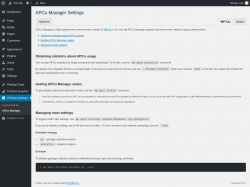 Page screenshot: PerfOps Settings → APCu Manager → WP-CLI