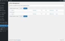 Page screenshot: PerfOps Tools → APCu