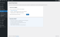 Page screenshot: Isarud &rarr; Cloud Sync