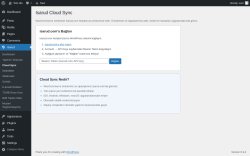 Page screenshot: Isarud &rarr; Cloud Sync