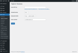 Page screenshot: Isarud &rarr; Yaptırım Taraması